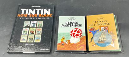  HERGÉ - TINTIN : DOCUMENTATION : Marcel Wilmet, Tintin noir sur blanc, l’aventure... Gazette Drouot