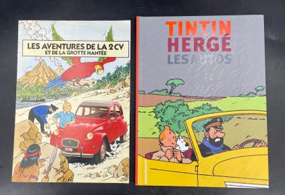  HERGÉ - TINTIN : DOCUMENTATION : Hergé et les autos, ed. Moulinsart, 2004. On y... Gazette Drouot