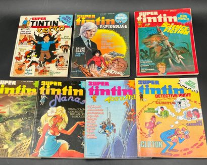  HERGÉ - TINTIN : DOCUMENTATION : Super Tintin - Espionnage, science-fiction, écologie,... Gazette Drouot
