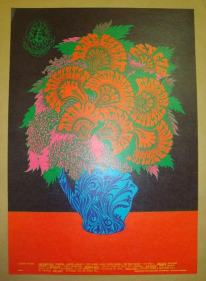 null Affiche psychédélique, "Family Dog Presents Blue Cheer", Artist: Victor Moscoso,...
