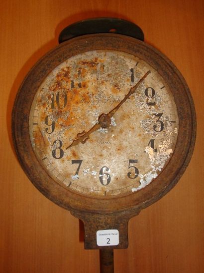 null Cadran témoin pour une horloge d'édifice signé Henry Lepaute, Paris, vers 1...