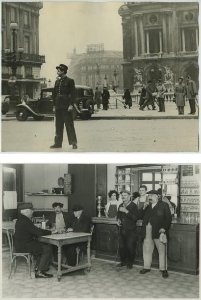 null Actualités France. Quarante-huit photographies, 1910- 1970. Tirages argentiques...