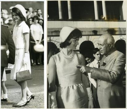 null Jacqueline Kennedy. Six photographies, 1962-1969. Tirages argentiques d'époque,...