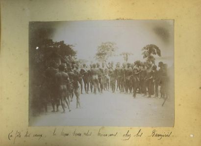 null Haut-Bangui / Oubangui-Chari. Album de 37 photographies vers 1896-1899. Tirages...