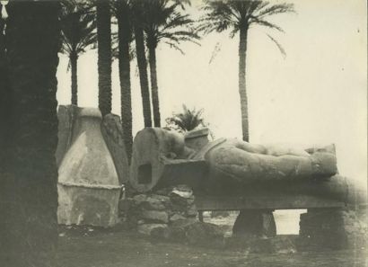 Georges LEGRAIN (1865-1917) [Attribué à] Egypte, 21 photographies vers 1900. Tirage...