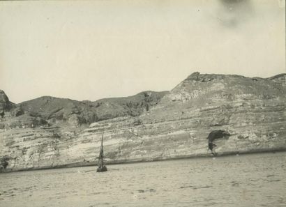 Georges LEGRAIN (1865-1917) [Attribué à] Egypte, 21 photographies vers 1900. Tirage...