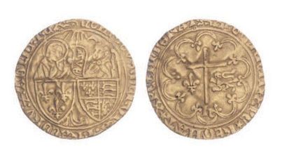 null HENRI VI (1422-1453). Salut d'or rogné (2,90 g.)