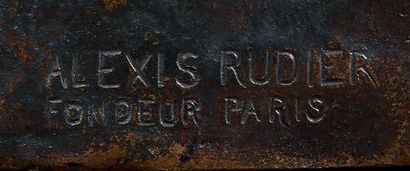 AUGUSTE RODIN 1840 - 1917 Groupe d'enfants Sculpture en bronze H. 35,5 cm Fonte d'Alexis...