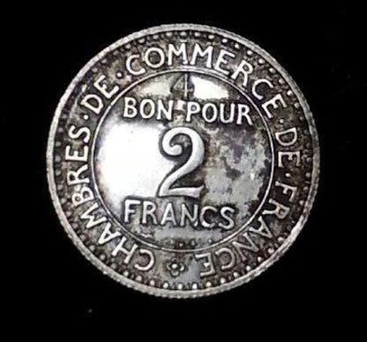 null FRANCE, IIIe République (1871-1940). Essai présumé en argent de la 2f. Chambre...