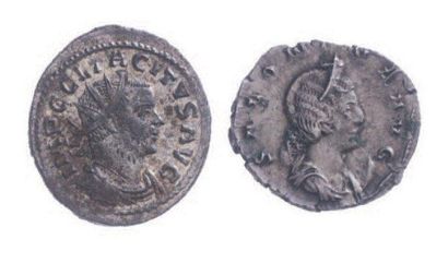 ROME Empire. Lot de 4 antoniniens: deux pour Salonine (épouse de Gallien), C 50 et...