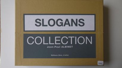 Jean-Paul ALBINET (né en 1954) 24 Sérigraphies originales signées, Slogans Collection,...