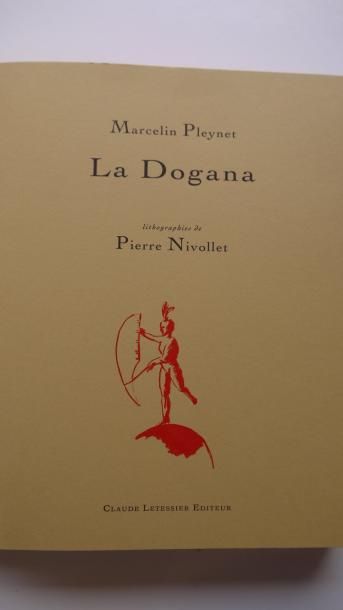 Pierre NIVOLET-Marcelin PLEYNET La Dogana, Claude Letessier Editeur