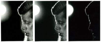 Gary A. HUMPHRIES John Kennedy, trois photographies, 1959. Trois épreuves de 1988,...
