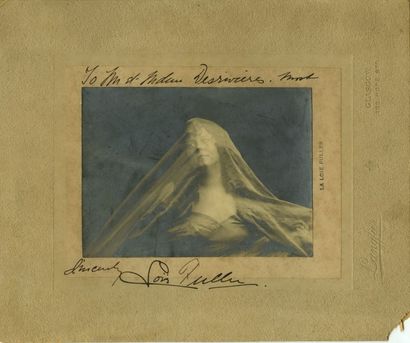 LANGFIER Loïe Fuller [ Mary Louise Fuller, dite (1862-1928)], portrait aux voiles,...