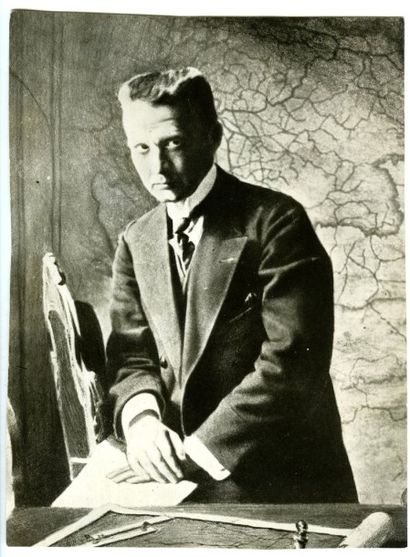 Aleksandr Kerenski (1881-1970), 1917 Tirage argentique d'époque, 17 x 12,6 cm. Au...