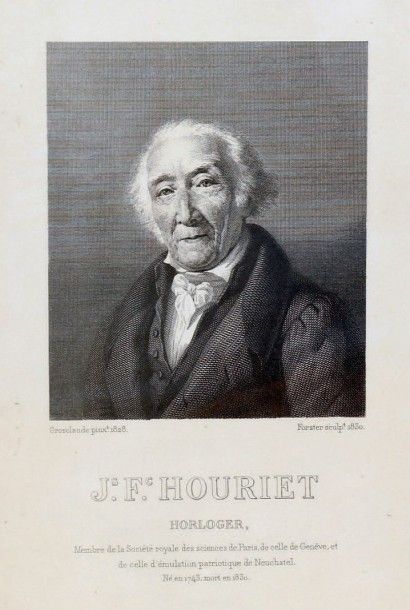 null HOURIET, Jaques-Frédéric. 157 mm x 238 mm. Gravé d'après le portrait de Houriet...