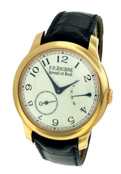 null Montre-bracelet en or signée sur la lunette arrière "Chronomètre Souverain N°...