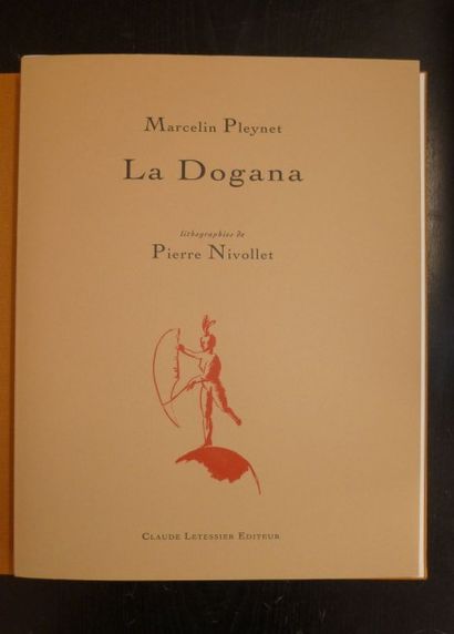 null «La Dogana», Pierre Nivollet /Marcelin Pleynet Exemplaire n°XIV/LX - Editions...