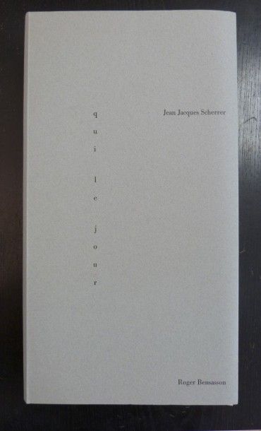 null «Qui le jour?», Jean-Jacques Scherrer / Roger Bensasson Exemplaire n°14/16 -...