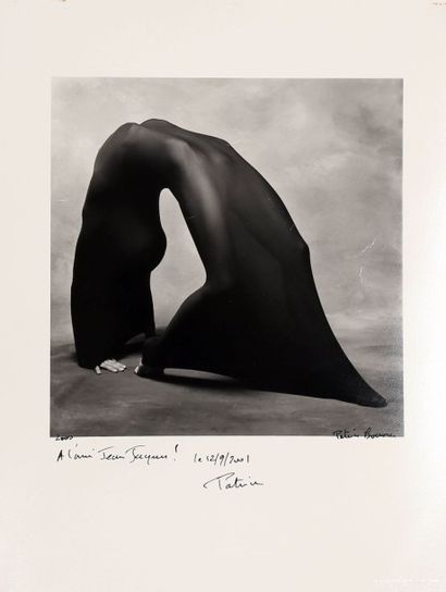 Patrice Bouvier «Série Nus noirs» 2000, photographie NB dim: 30x23,5cm, dédicacée...