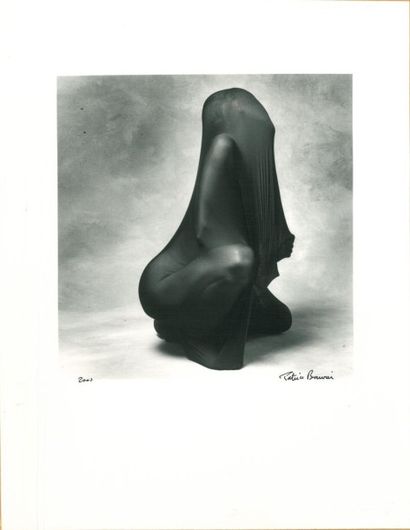 Patrice Bouvier «Série Nus noirs» 2000, NB SP, dim: 30,4x23,4cm