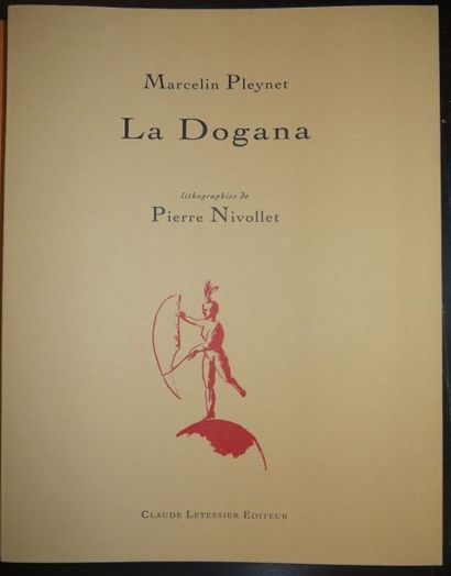 null «La Dogana», Pierre Nivollet /Marcelin Pleynet, Exemplaire simple - Editions...