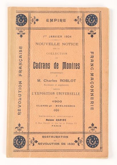 BAUDON, Auguste Exposition Universelle de 1900. Collection de Cadrans de Montre de...