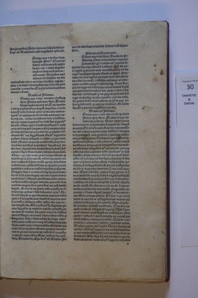 null ISIDORE de Seville. Libri Etymologiarum; de Summo bono, Venise (Petrus Loslein...