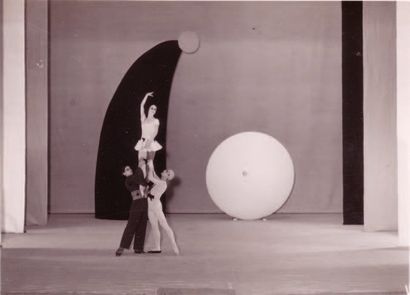 Raoul BARBA Ballets Russes de Monte-Carlo 4 photographies : David Lichine et Tamara...
