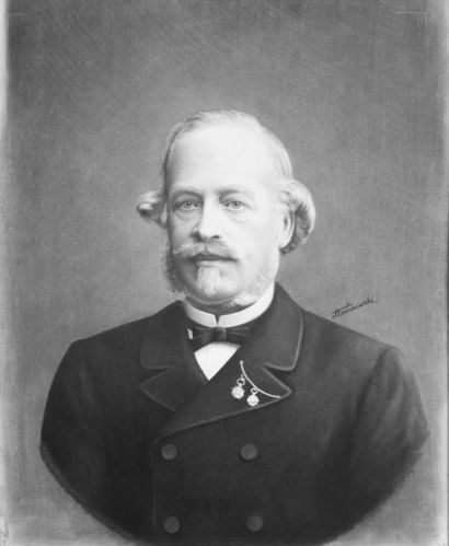 null PORTRAIT DE JEAN ADRIEN PHILIPPE (1815-1894). Directeur de production Patek...