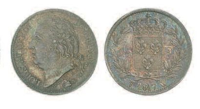 null LOUIS XIII. Demi franc, 1817 Lille. G 401. TTB, patine foncée