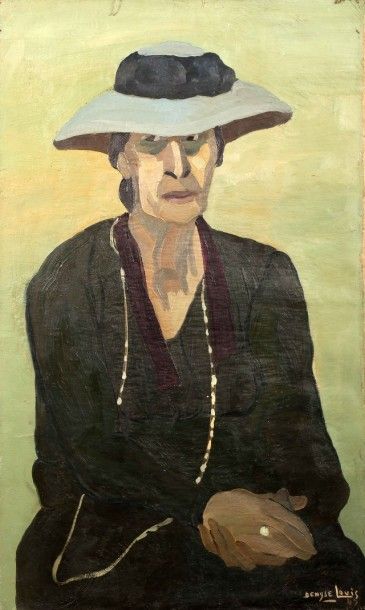 Denyse LOUIS (1913-1985) Une dame de qualité (portrait)
Huile sur toile signée en...
