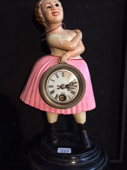 null ‘La danseuse', pendule-automate, Allemagne, deuxième moitié du XIXe siècle.