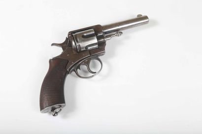 null Revolver Webley Ric n°1, six coups, calibre 476, double action.
Canon rond,...