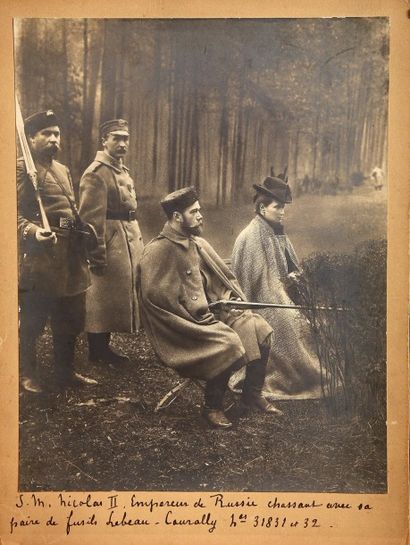 Photographe non identifié Le Tsar Nicolas II et son épouse, Pologne, 1899.
Tirage...