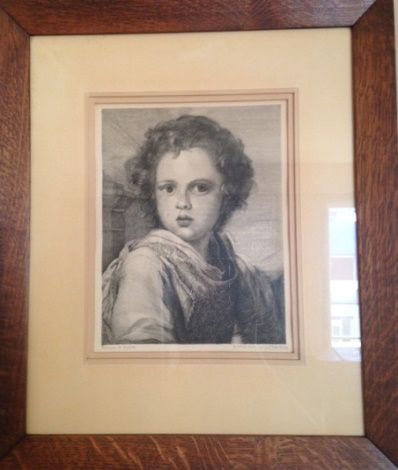null J.Pheulpin, d’après Murillo
Portrait d’enfant
Etude d’artiste.
27 cm x 21 c...