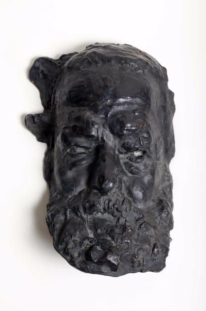 Jean BOUCHER (1870-1939) 
Victor Hugo
Masque en bronze, signé.
H. 37 cm.
Jean Boucher...