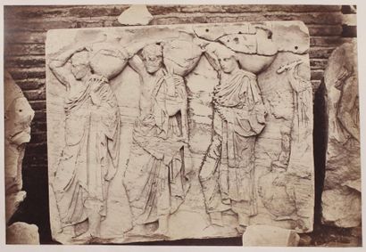 Attribué à Gabriel de Rumine Bas-relief de Phidias qui se trouve à l'Acropole, vers...