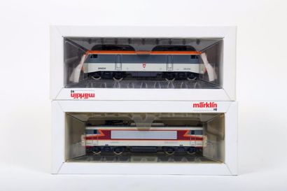 MARKLIN (avec boîtes) 4 locomotives et 1 micheline - Motrice électrique « Cernay...