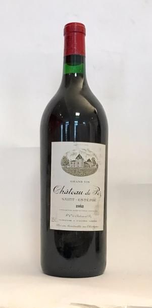 null 1 magnum CHÂTEAU de PEZ - St Estephe 1982.