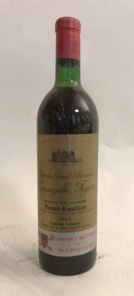 null 1 bouteille CHÂTEAU LAMARZELLE FIGEAC GC - St. Emilion 1964 - Niveau haute ...