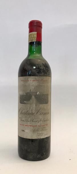 null 1 bouteille CHÂTEAU CANON 1er GCC St. Emilion 1961 Etiquette griffée, niveau...