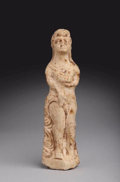 null Vénus pudique Marbre blanc Art Gallo-Romain, IIème-IIème siècles H: 17 cm