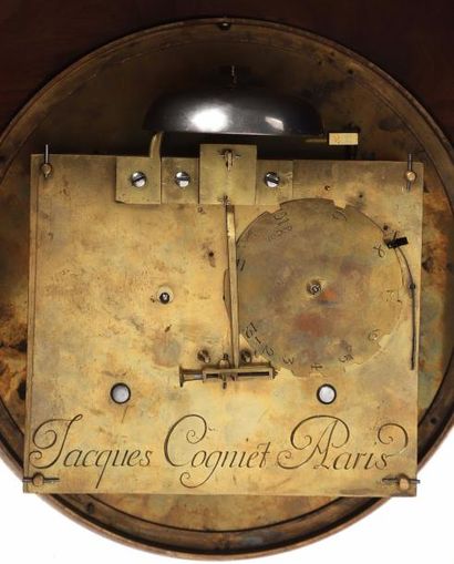 null Rare et historiquement intéressante horloge composée d'un mouvement signé 'Jacques...
