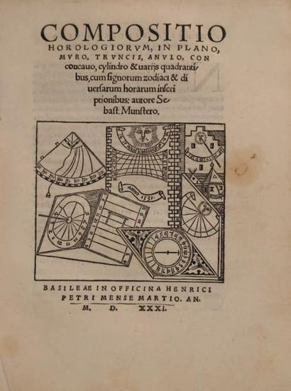 null [RECUEIL de trois textes]. GLAREANUS, Henricus. De Geographia Liber vnvs, Bâle...