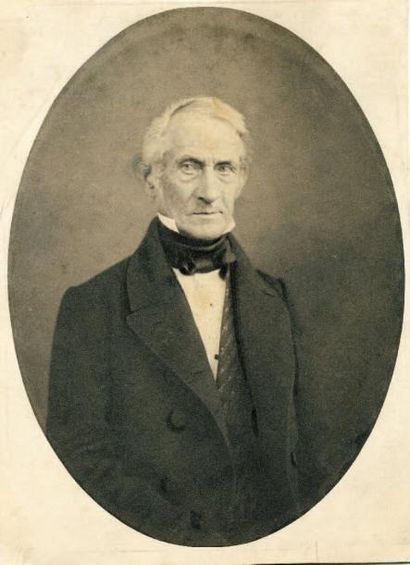 Charles WINTER (1821-1904) Portrait du Baron Jean-Charles de Turckheim (1783-1862)...