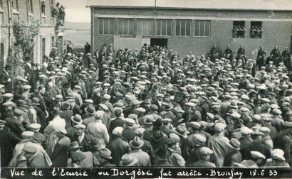 null Révolte- fascisme. 9 photographies d'une révolte paysanne à Bray-sur-Somme ,...