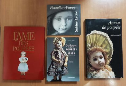 null Lot de 4 volumes: Porzellan Puppen par Sabine Esche Le guidargus des poupées...