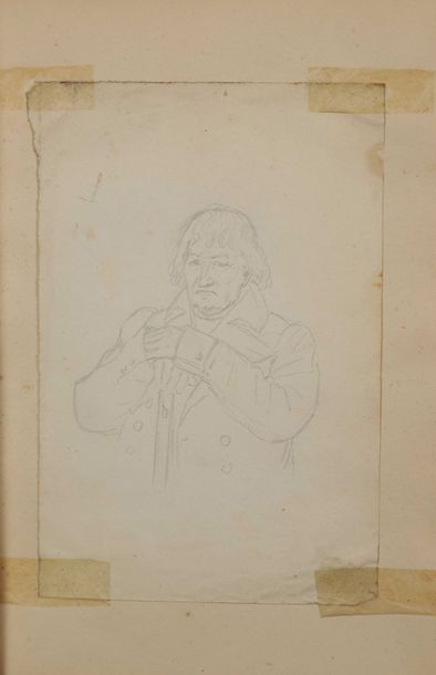 Alphonse de LABROUE (1792- 1863) Maniaturiste Plus de 150 portraits et esquisses...