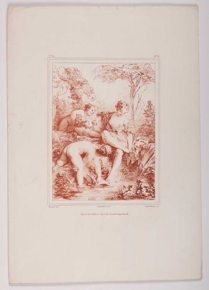BOUCHER, François - WATTIER, Emile. L'Oeuvre de Boucher reproduit par Émile Wattier...